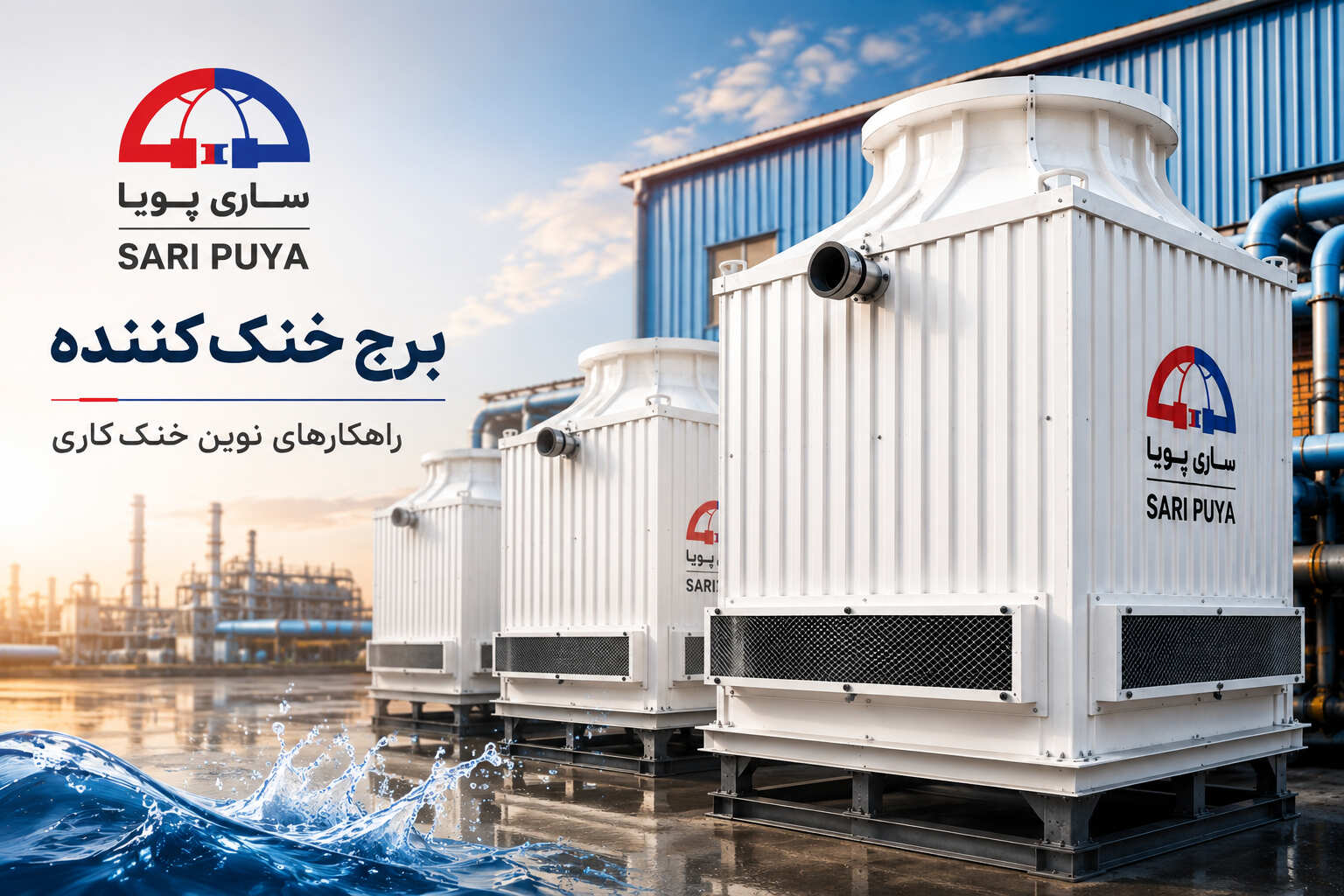 برج خنک کننده ساری پویا